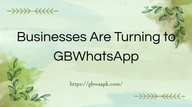 Businesses Turn to GB cover