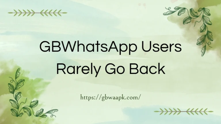 GB Users Rarely Go Back cover